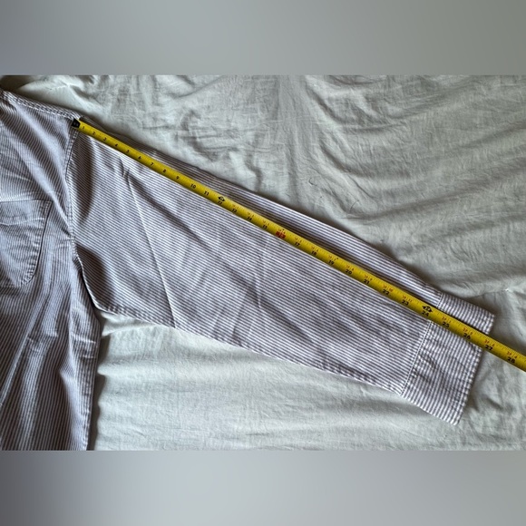 Free Assembly Men's Striped brown, white Shirt - Picture 7 of 9